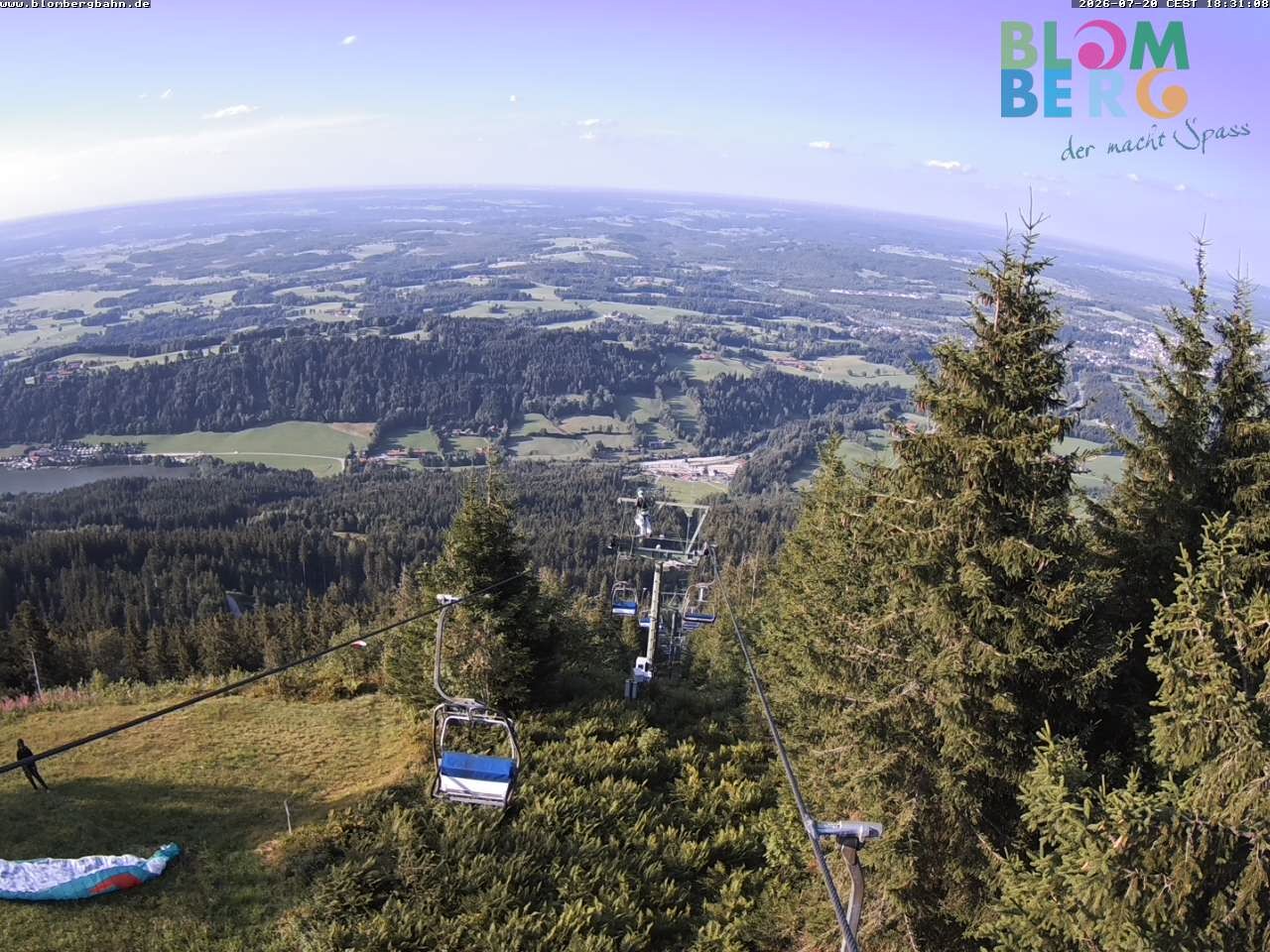Archived image Webcam Blomberglift (Bavaria)
