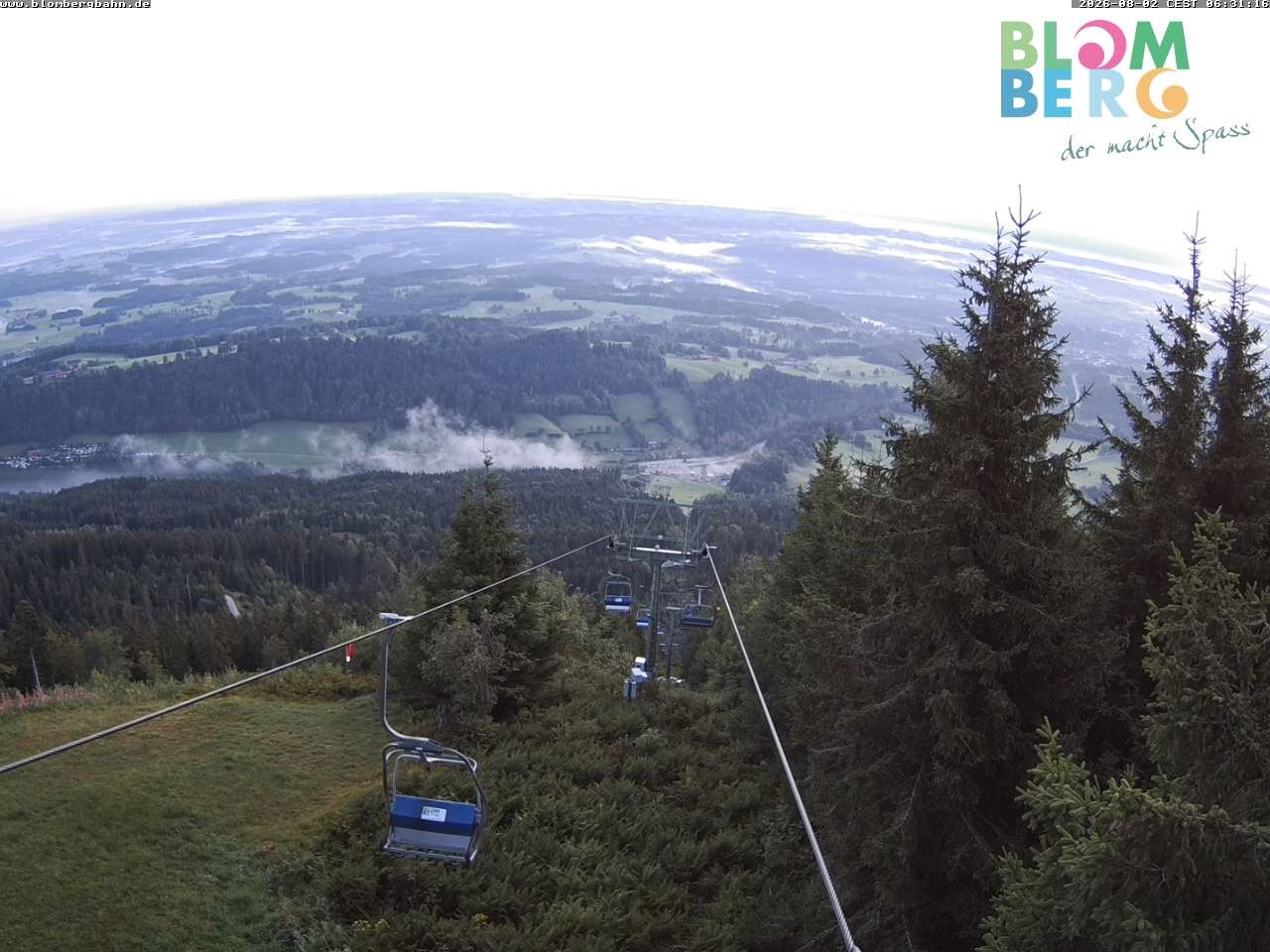 Archived image Webcam Blomberglift (Bavaria)