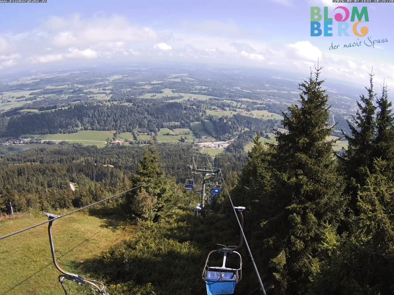 Archived image Webcam Blomberglift (Bavaria)