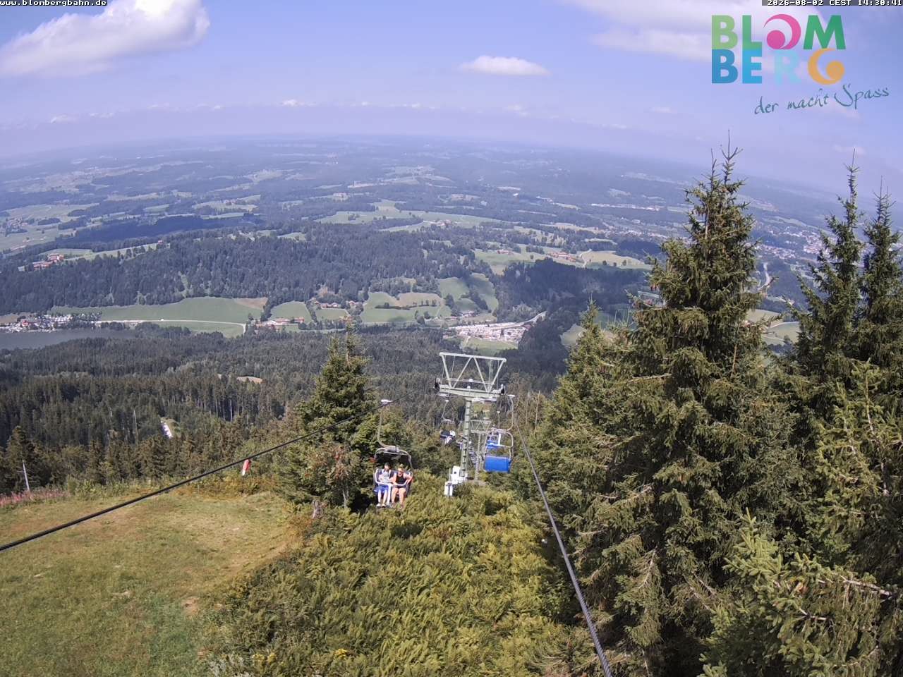 Archived image Webcam Blomberglift (Bavaria)