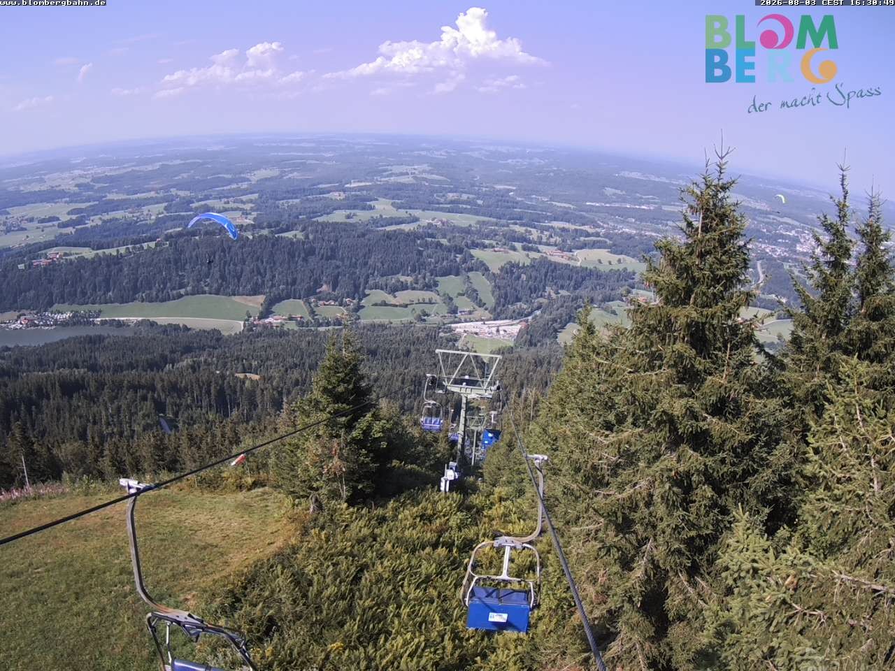Archiv Foto Webcam Blomberglift (Bayern)