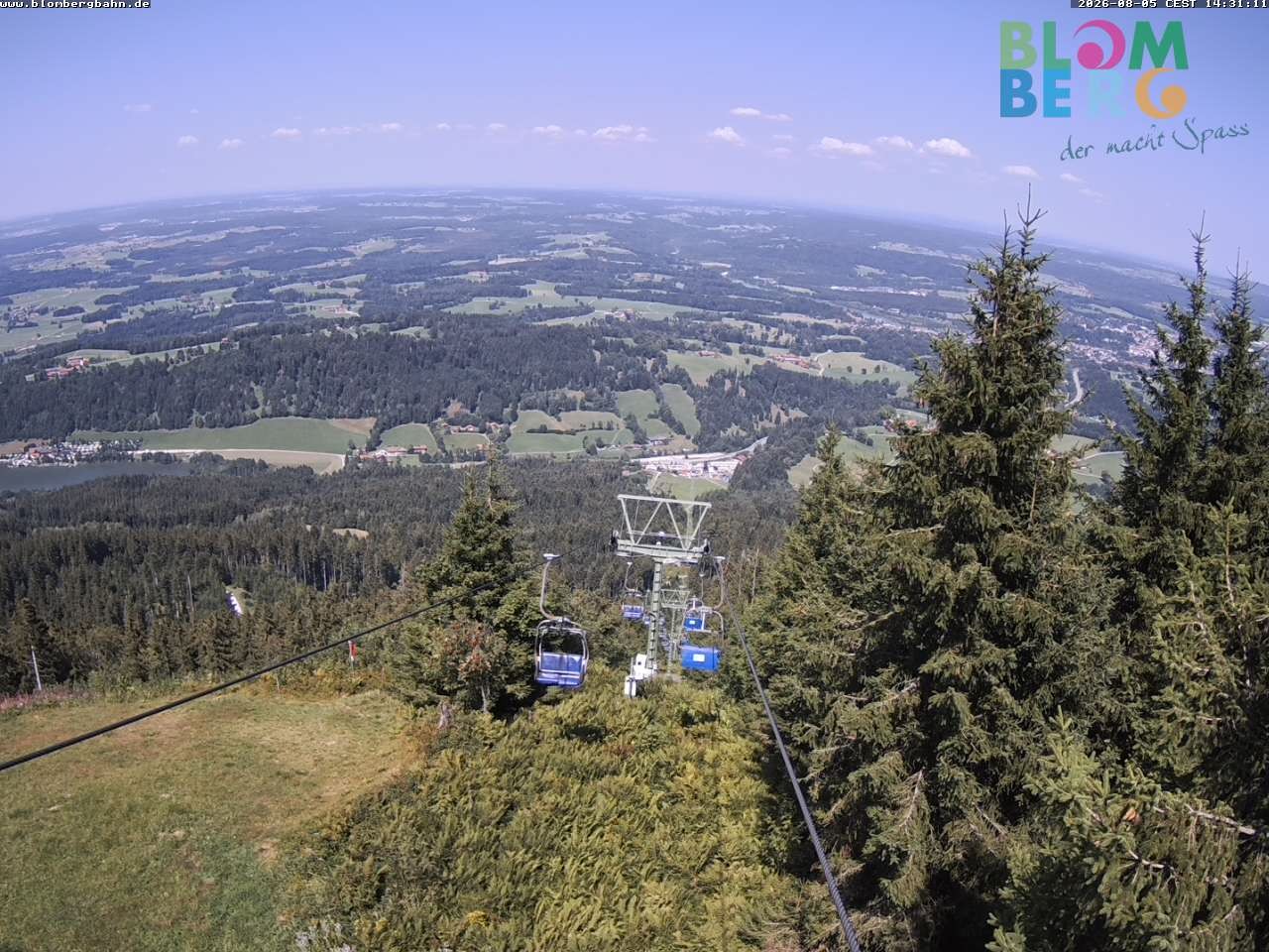 Archived image Webcam Blomberglift (Bavaria)