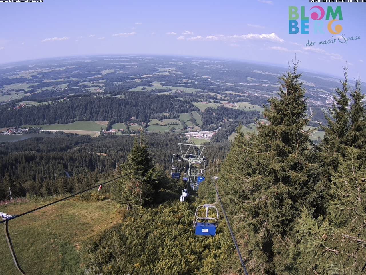 Archived image Webcam Blomberglift (Bavaria)