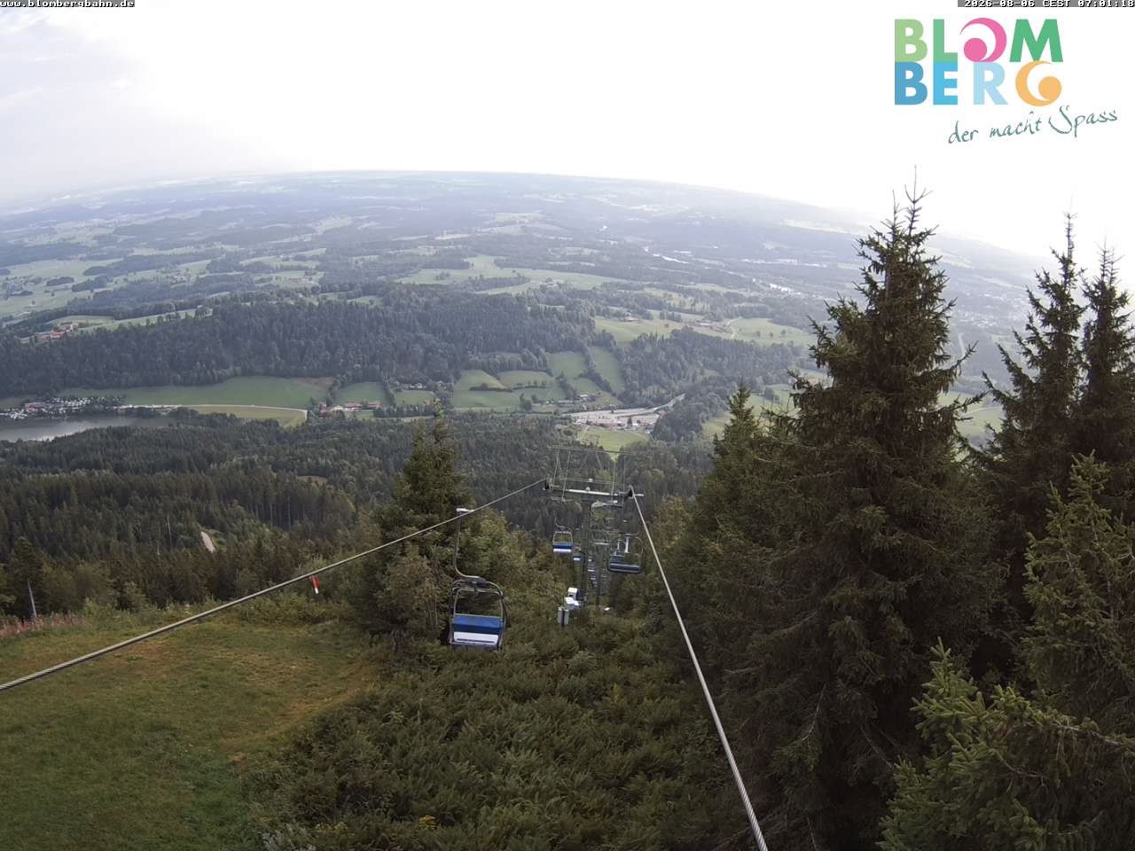Archived image Webcam Blomberglift (Bavaria)