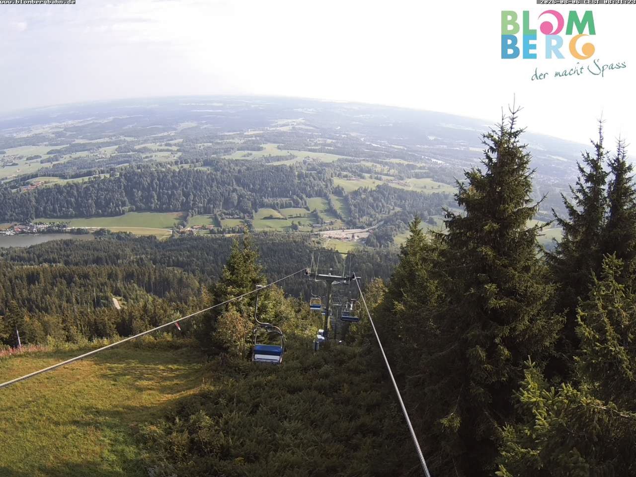 Archived image Webcam Blomberglift (Bavaria)