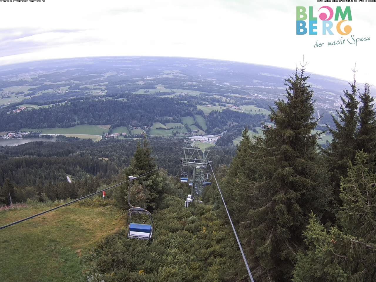 Archived image Webcam Blomberglift (Bavaria)