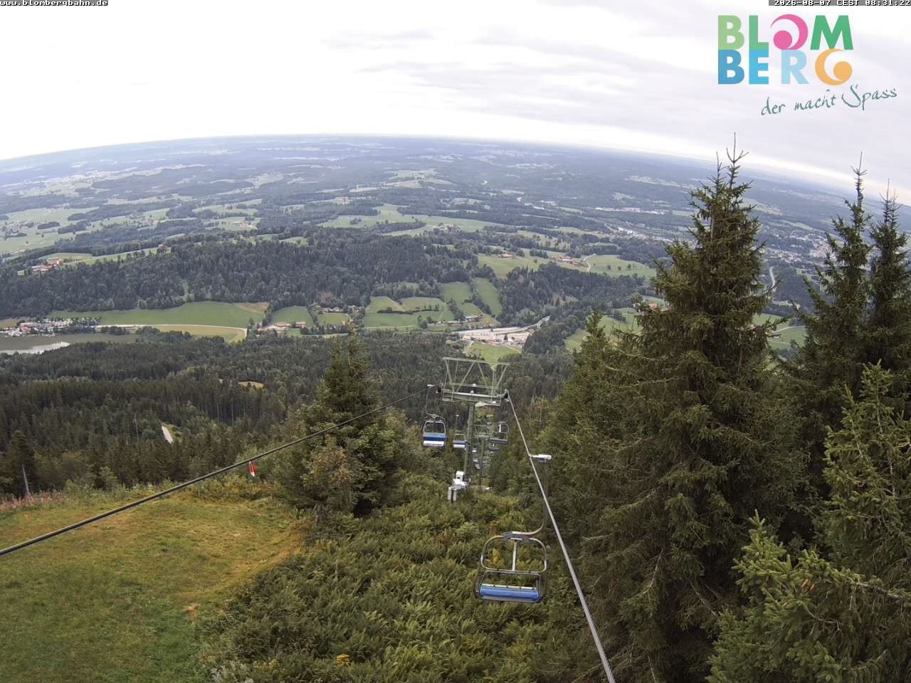 Archived image Webcam Blomberglift (Bavaria)