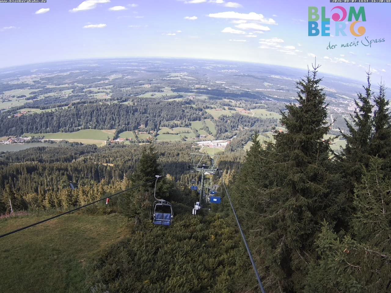 Archived image Webcam Blomberglift (Bavaria)