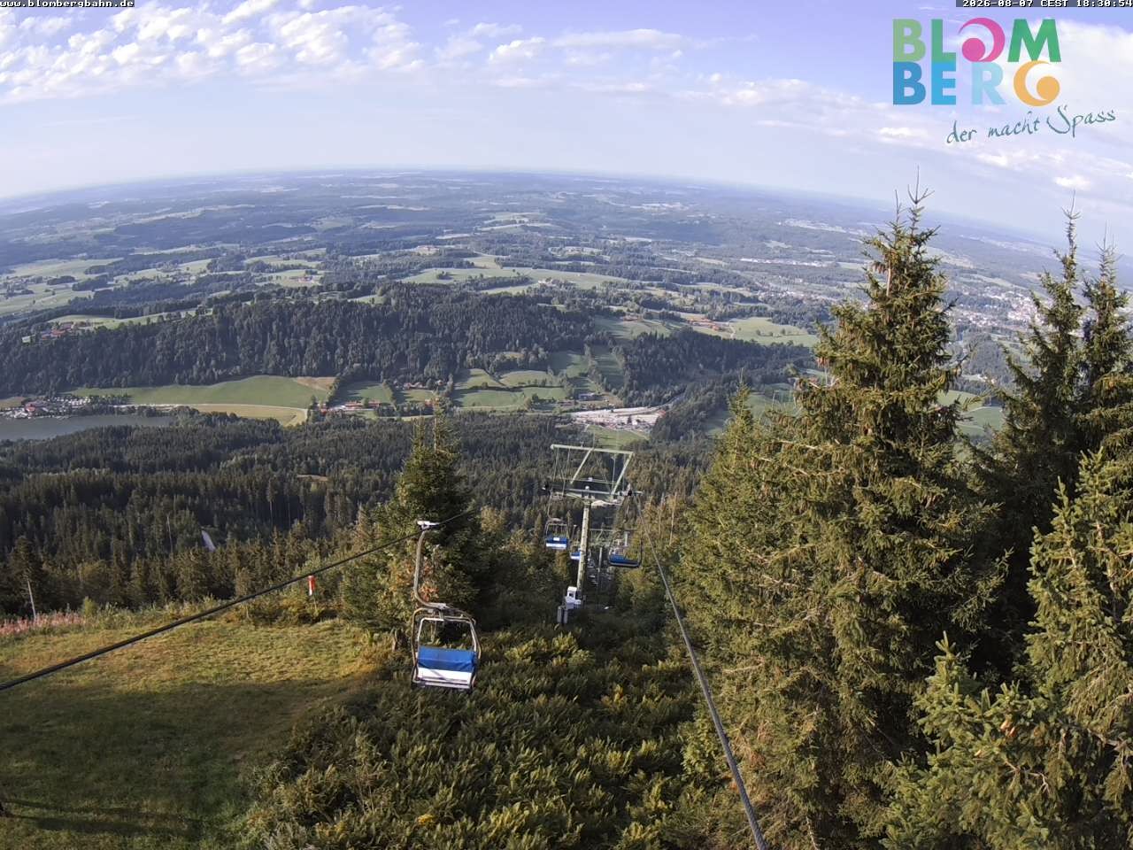 Archived image Webcam Blomberglift (Bavaria)