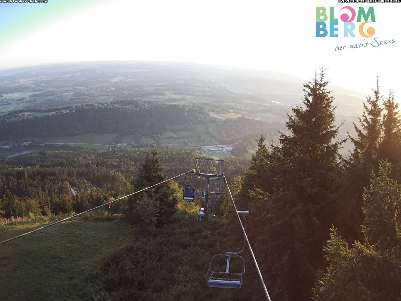 Archived image Webcam Blomberglift (Bavaria)