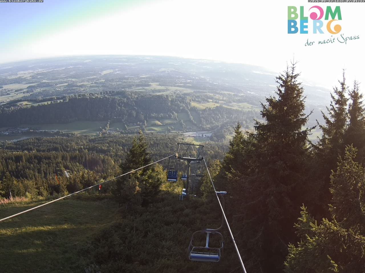 Archived image Webcam Blomberglift (Bavaria)