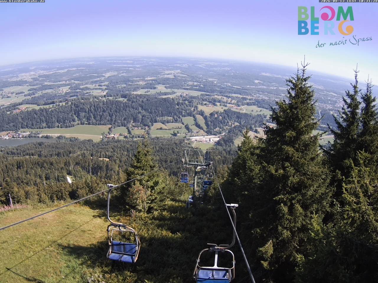Archived image Webcam Blomberglift (Bavaria)