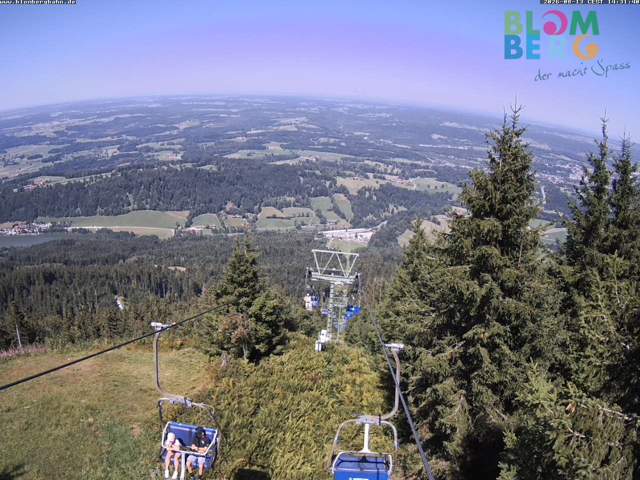 Archived image Webcam Blomberglift (Bavaria)