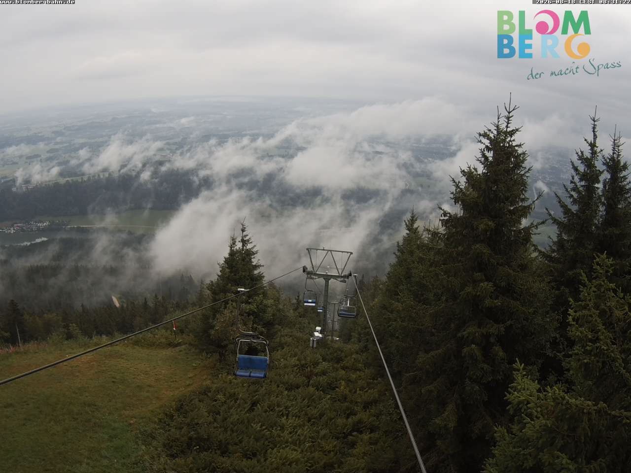 Archiv Foto Webcam Blomberglift (Bayern)