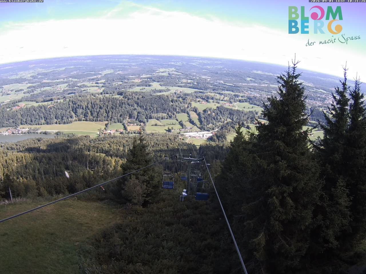 Archiv Foto Webcam Blomberglift (Bayern)