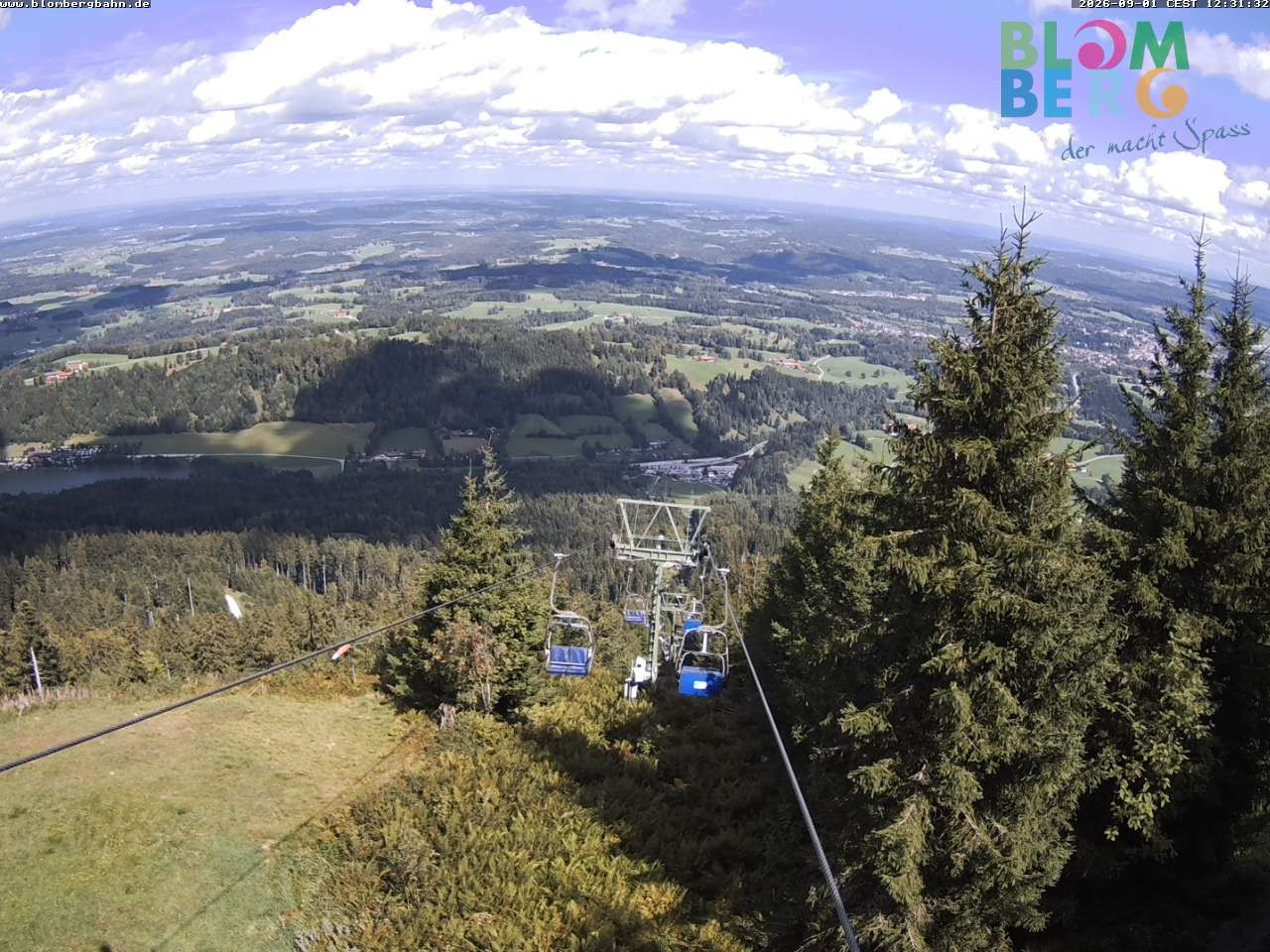Archiv Foto Webcam Blomberglift (Bayern)