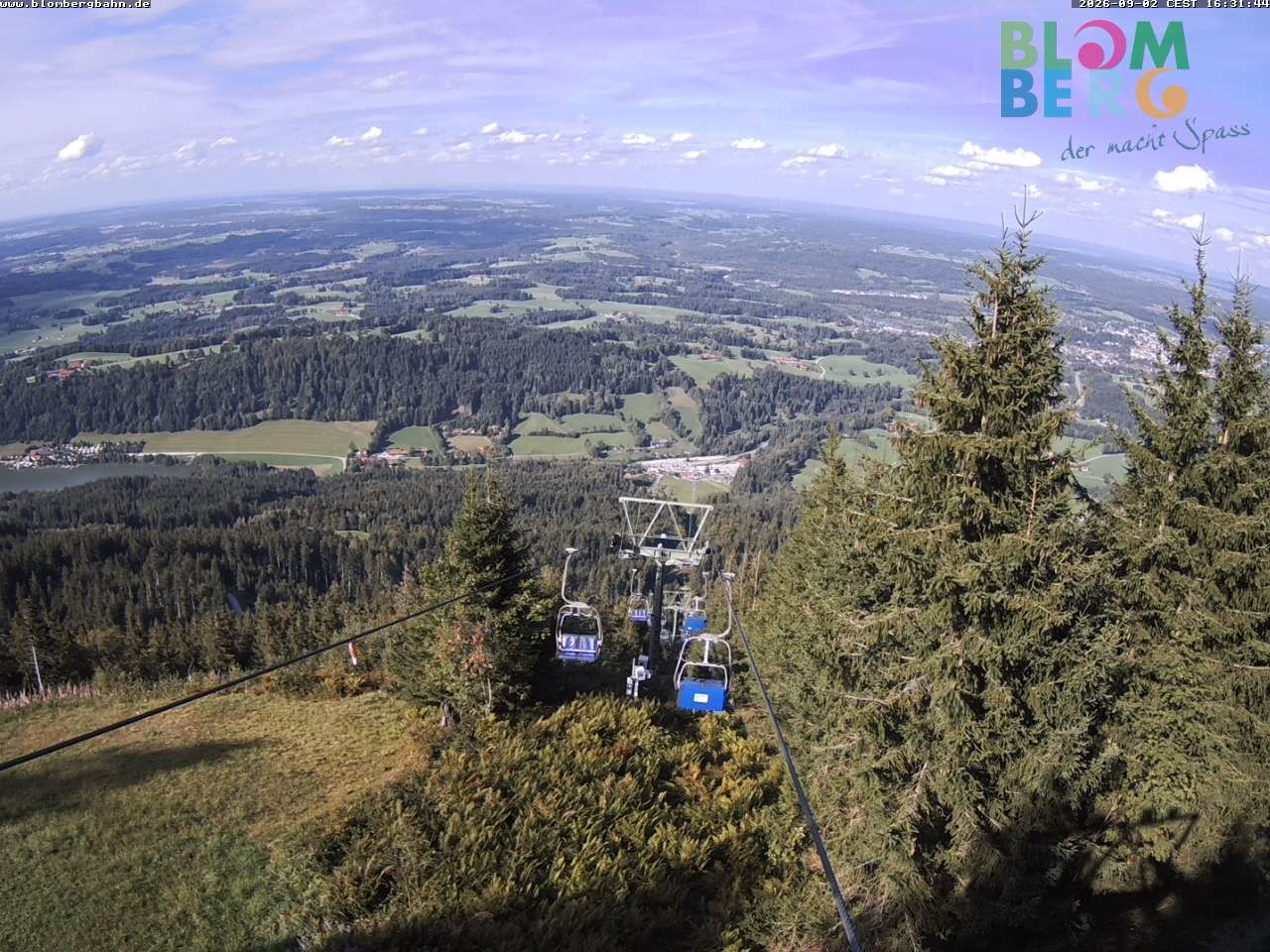 Archiv Foto Webcam Blomberglift (Bayern)