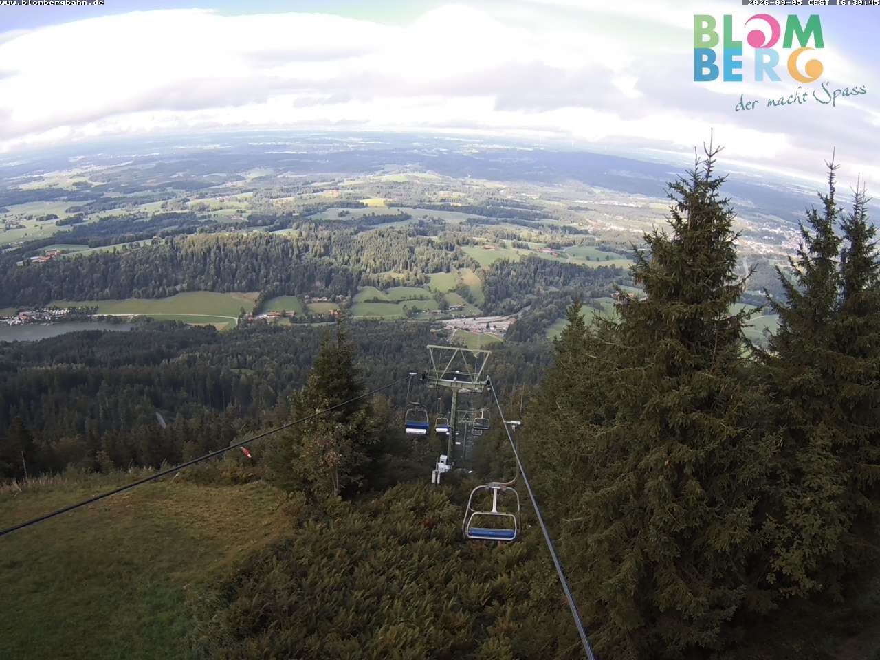 Archiv Foto Webcam Blomberglift (Bayern)