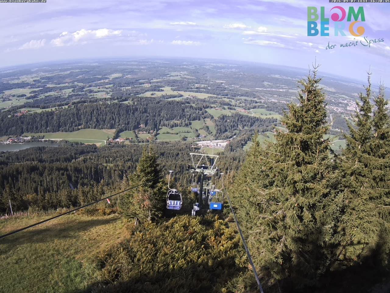 Archiv Foto Webcam Blomberglift (Bayern)