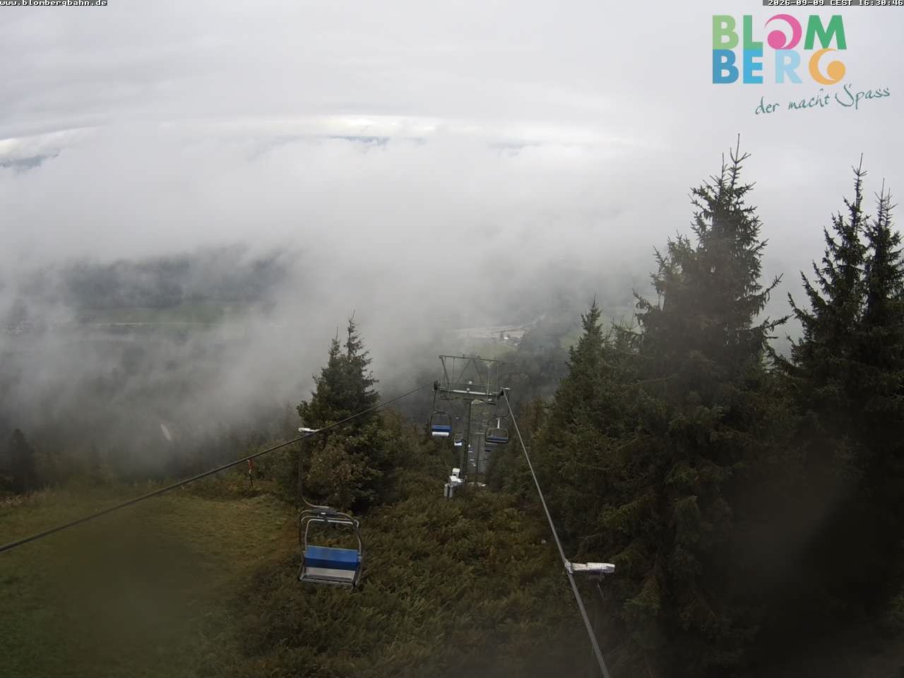Archiv Foto Webcam Blomberglift (Bayern)