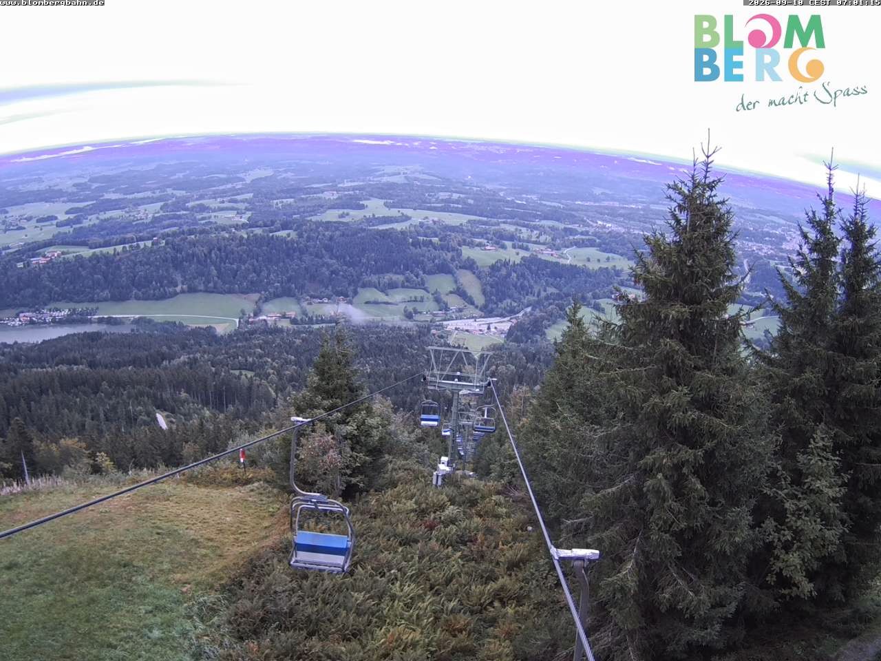 Archived image Webcam Blomberglift (Bavaria)