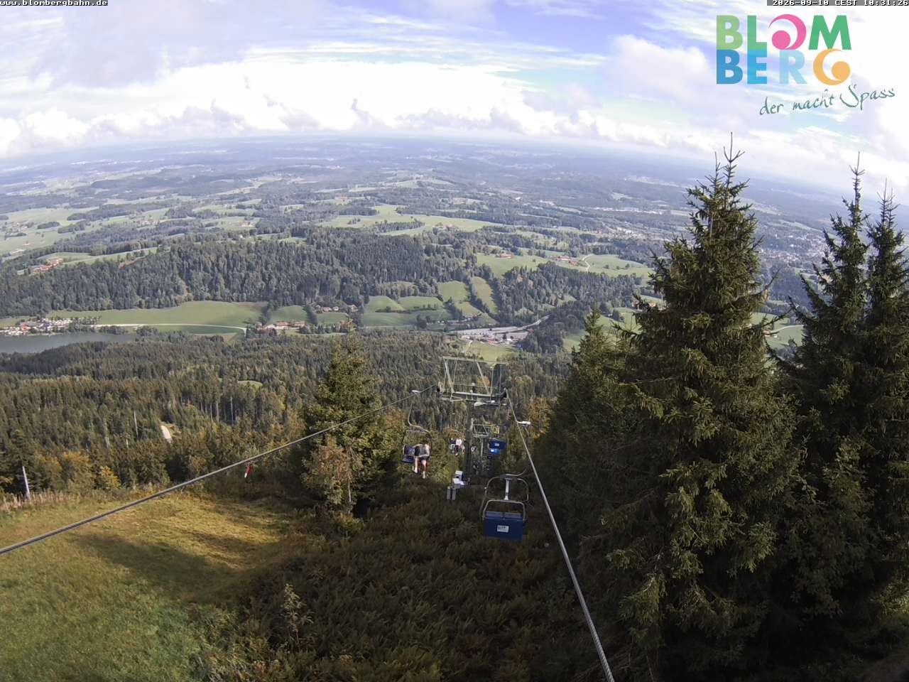 Archived image Webcam Blomberglift (Bavaria)