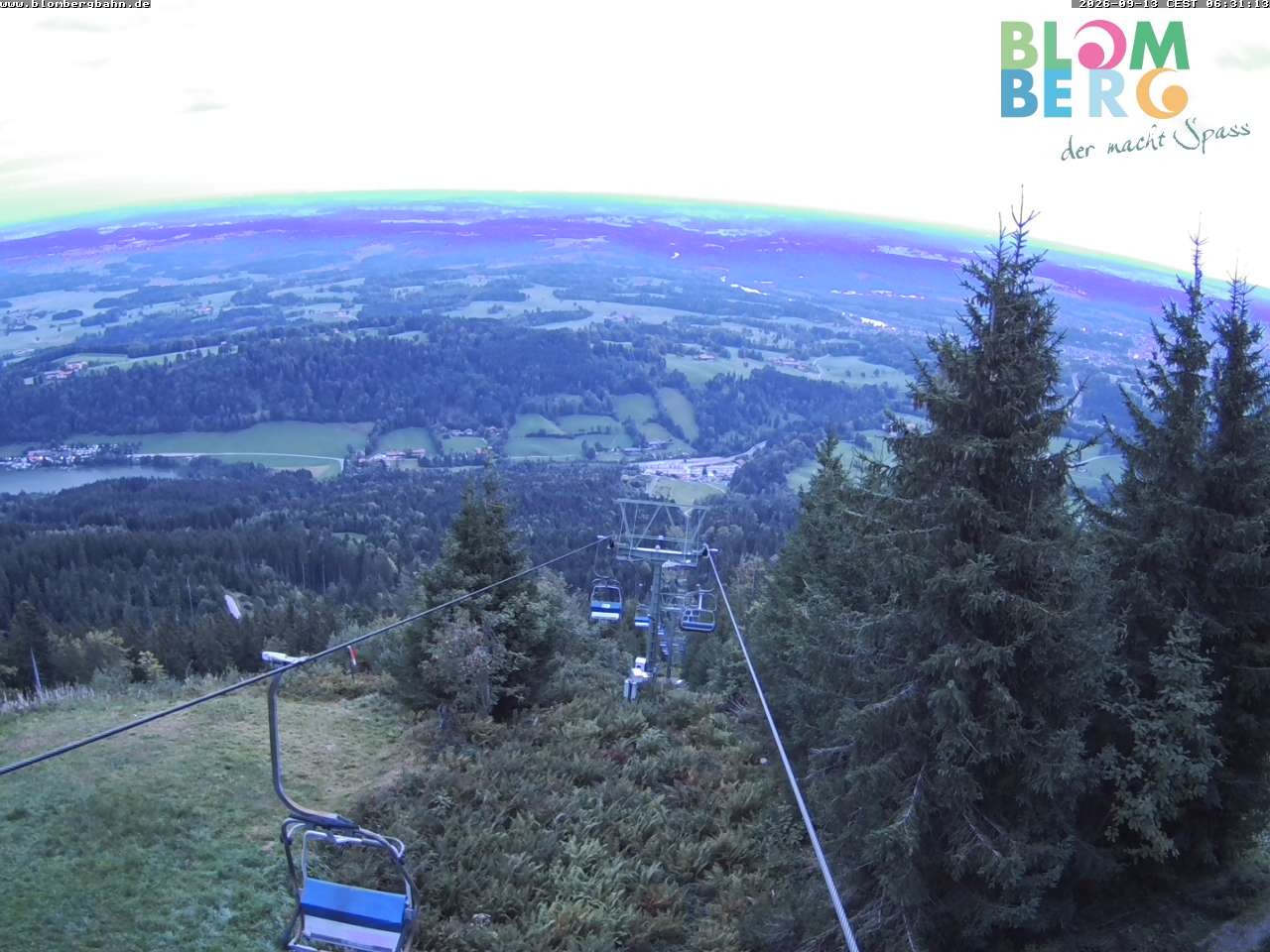 Archiv Foto Webcam Blomberglift (Bayern)