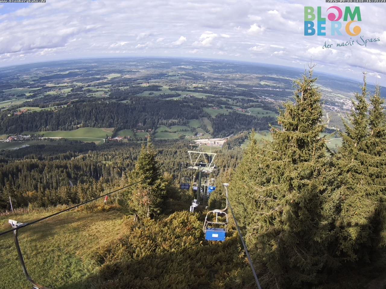Archiv Foto Webcam Blomberglift (Bayern)