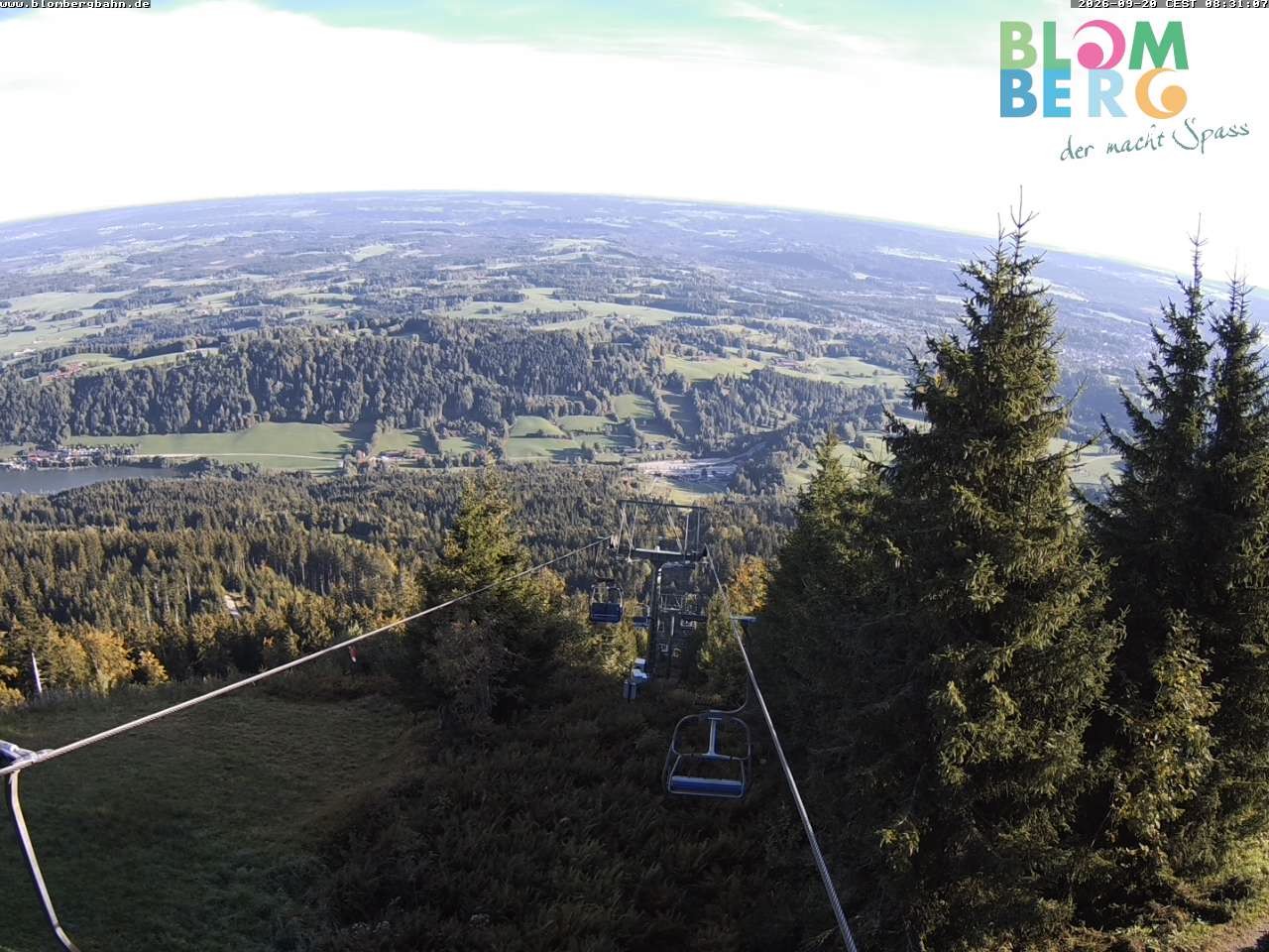 Archiv Foto Webcam Blomberglift (Bayern)