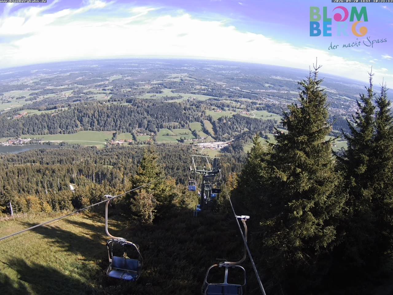 Archiv Foto Webcam Blomberglift (Bayern)