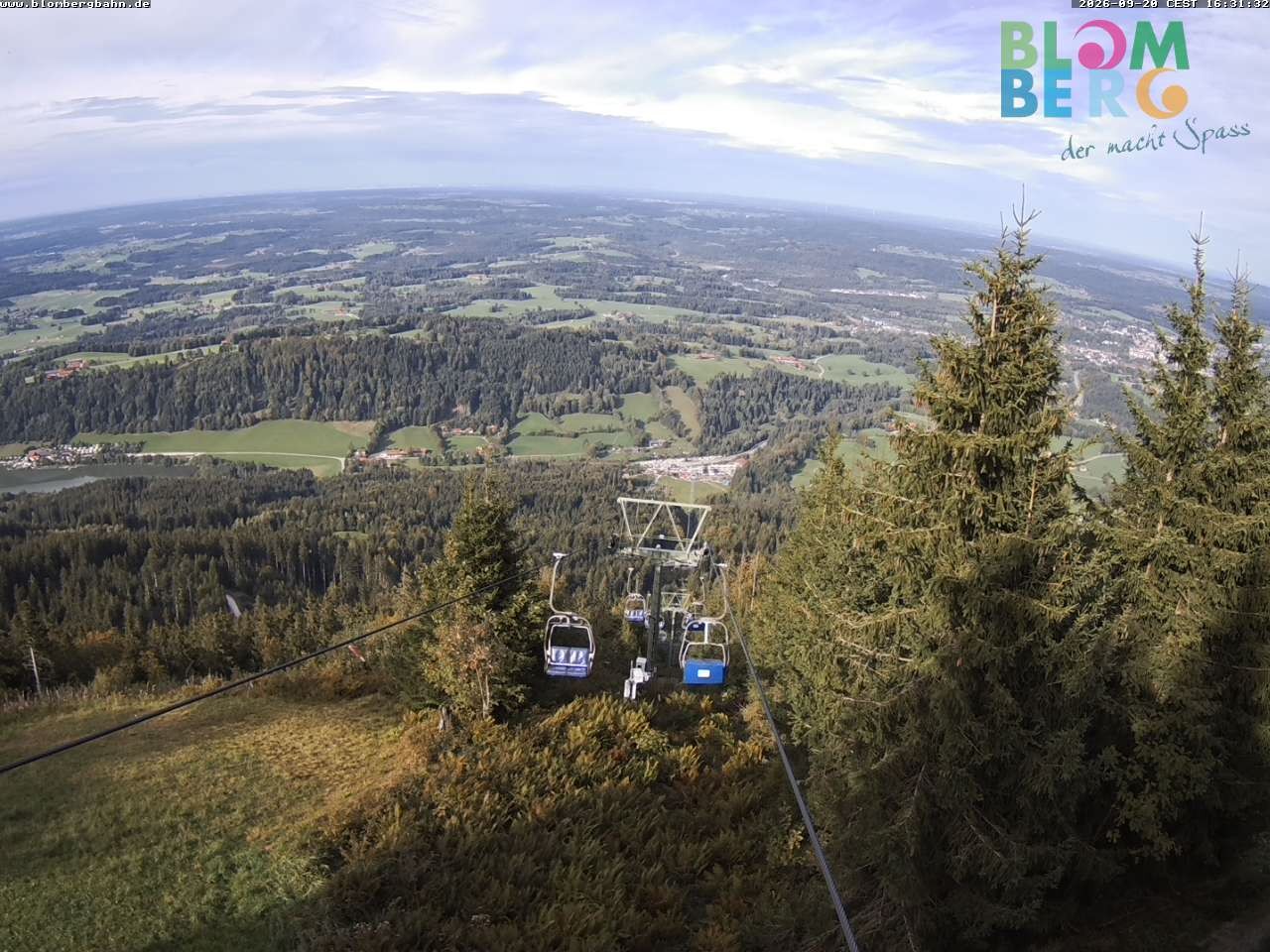 Archiv Foto Webcam Blomberglift (Bayern)