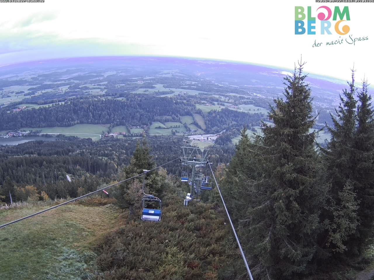 Archived image Webcam Blomberglift (Bavaria)