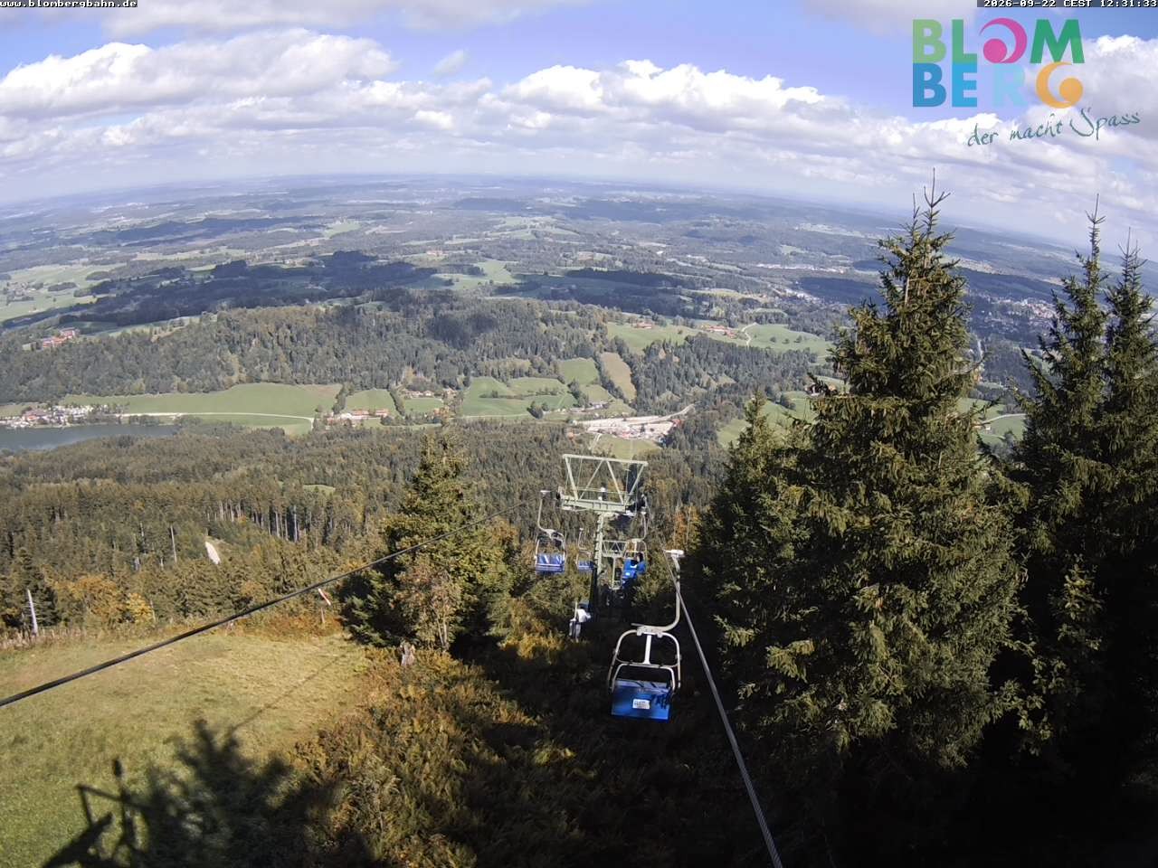 Archived image Webcam Blomberglift (Bavaria)