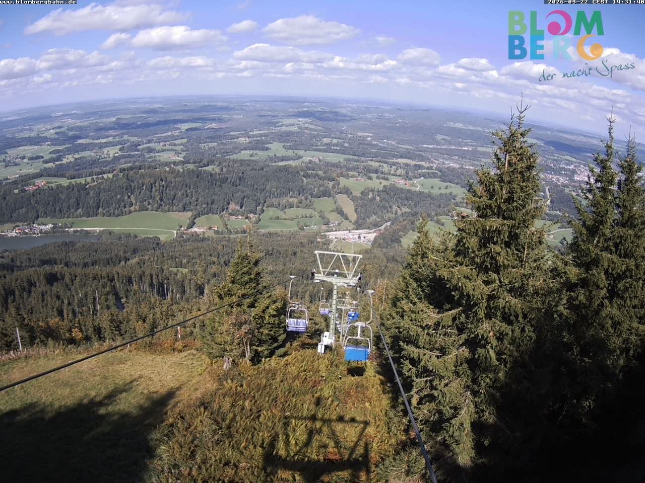 Archived image Webcam Blomberglift (Bavaria)