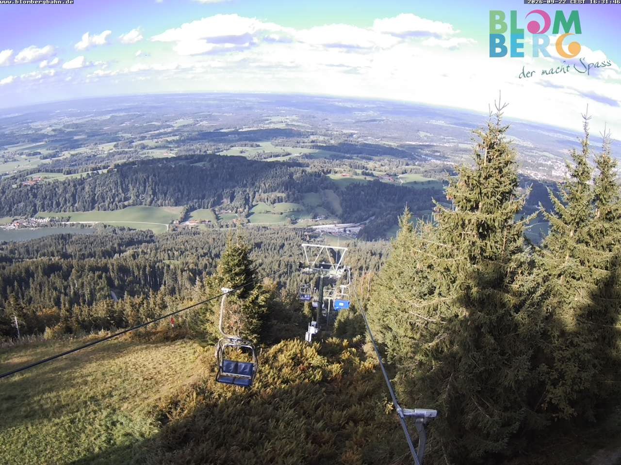 Archived image Webcam Blomberglift (Bavaria)