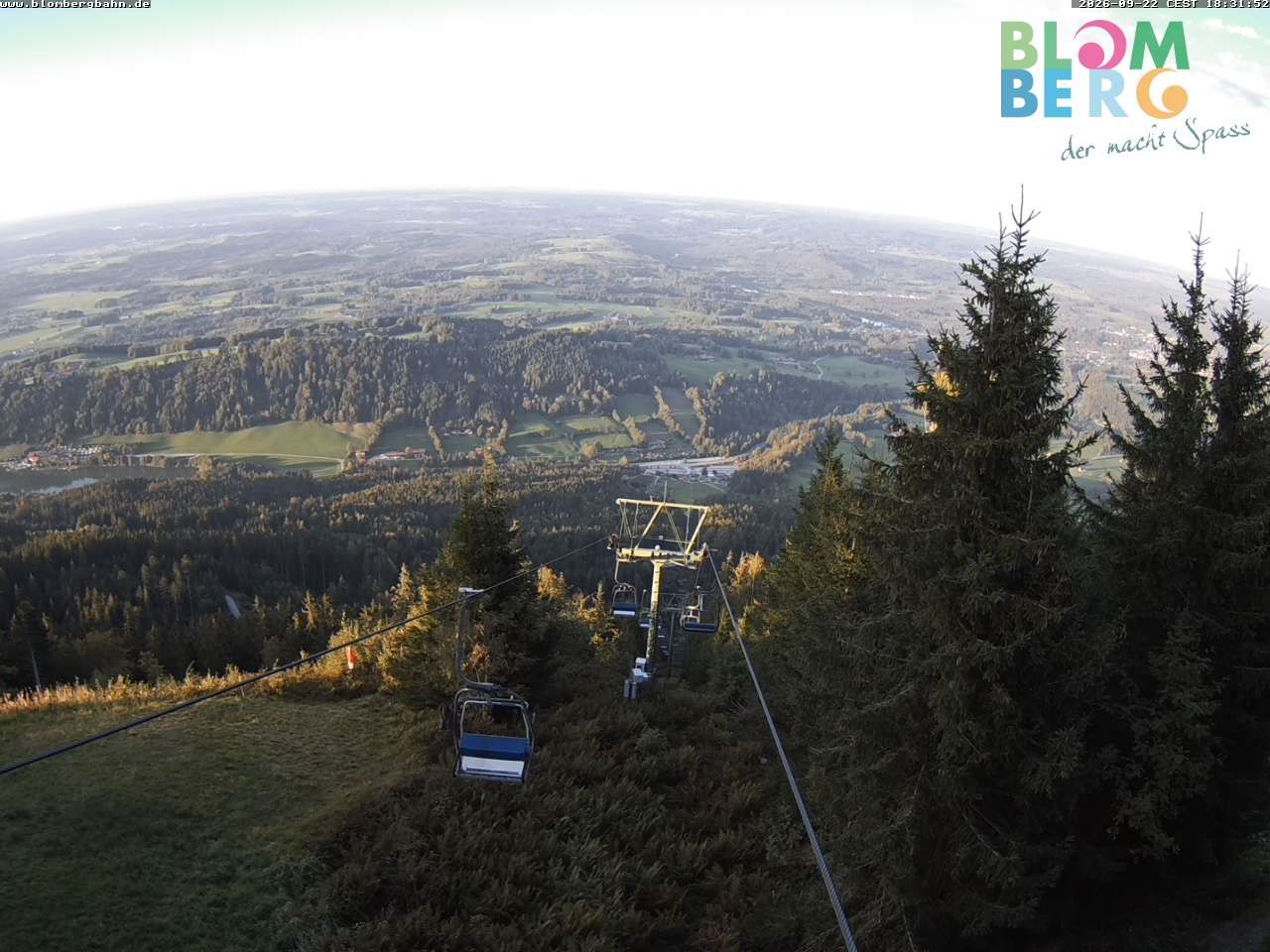 Archived image Webcam Blomberglift (Bavaria)