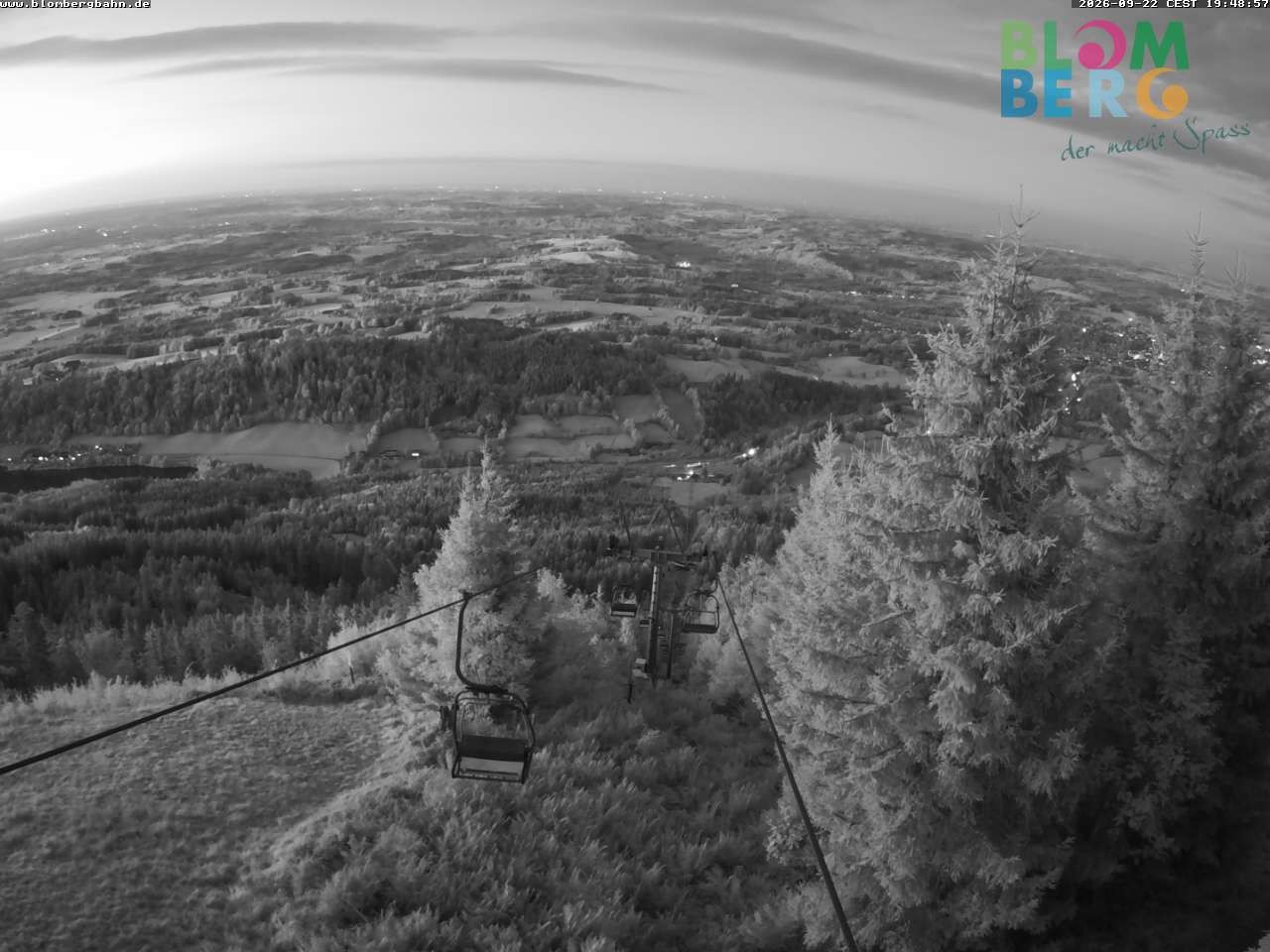 Archived image Webcam Blomberglift (Bavaria)