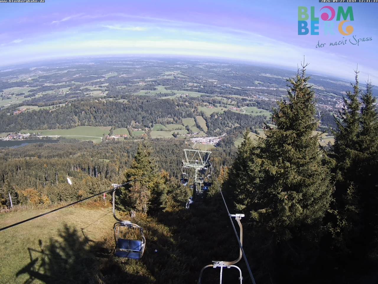 Archived image Webcam Blomberglift (Bavaria)
