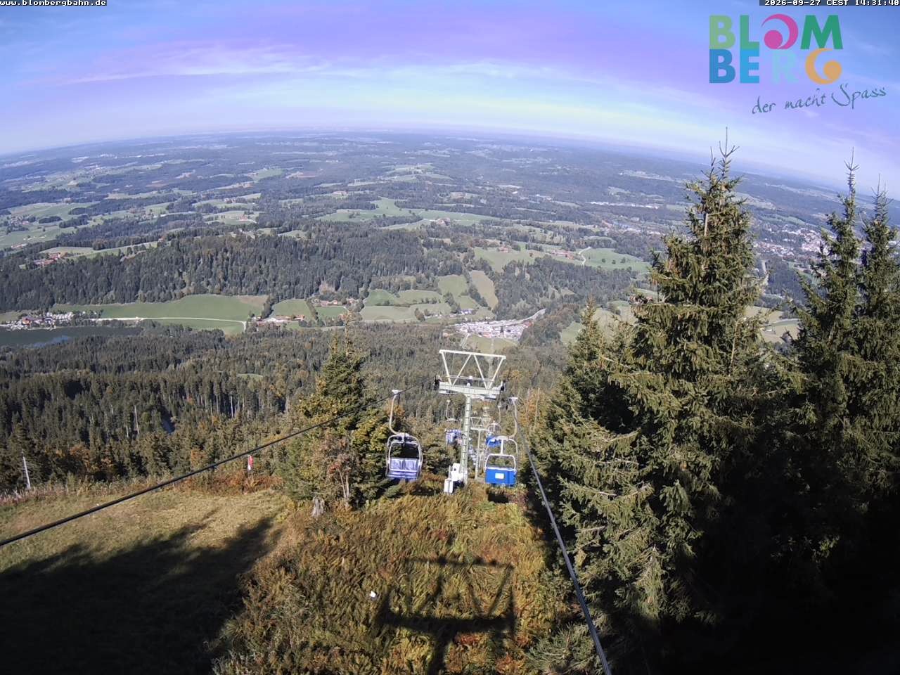 Archived image Webcam Blomberglift (Bavaria)