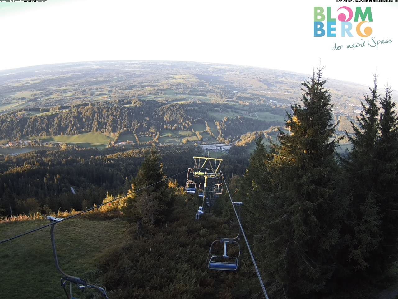 Archived image Webcam Blomberglift (Bavaria)