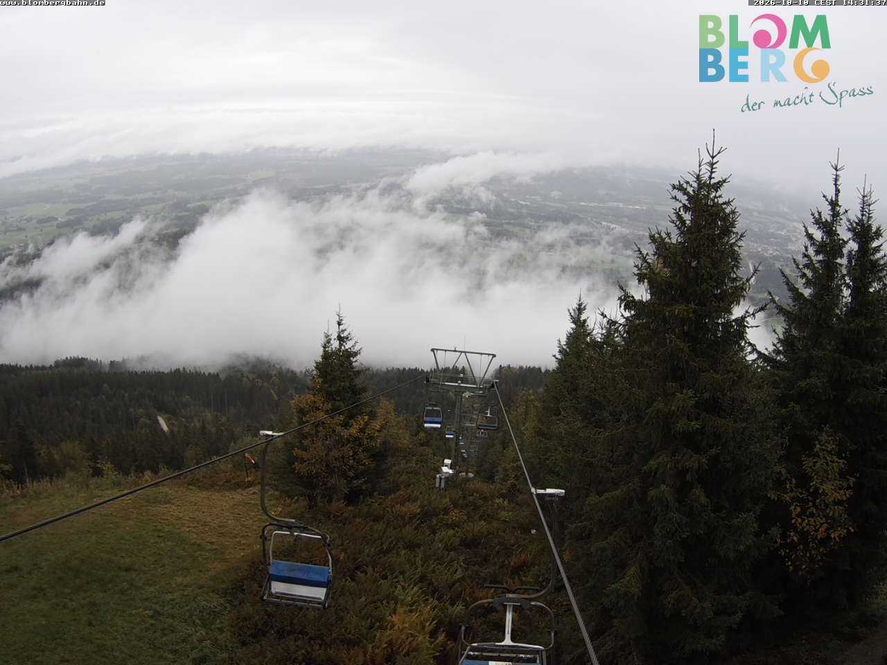 Archiv Foto Webcam Blomberglift (Bayern)