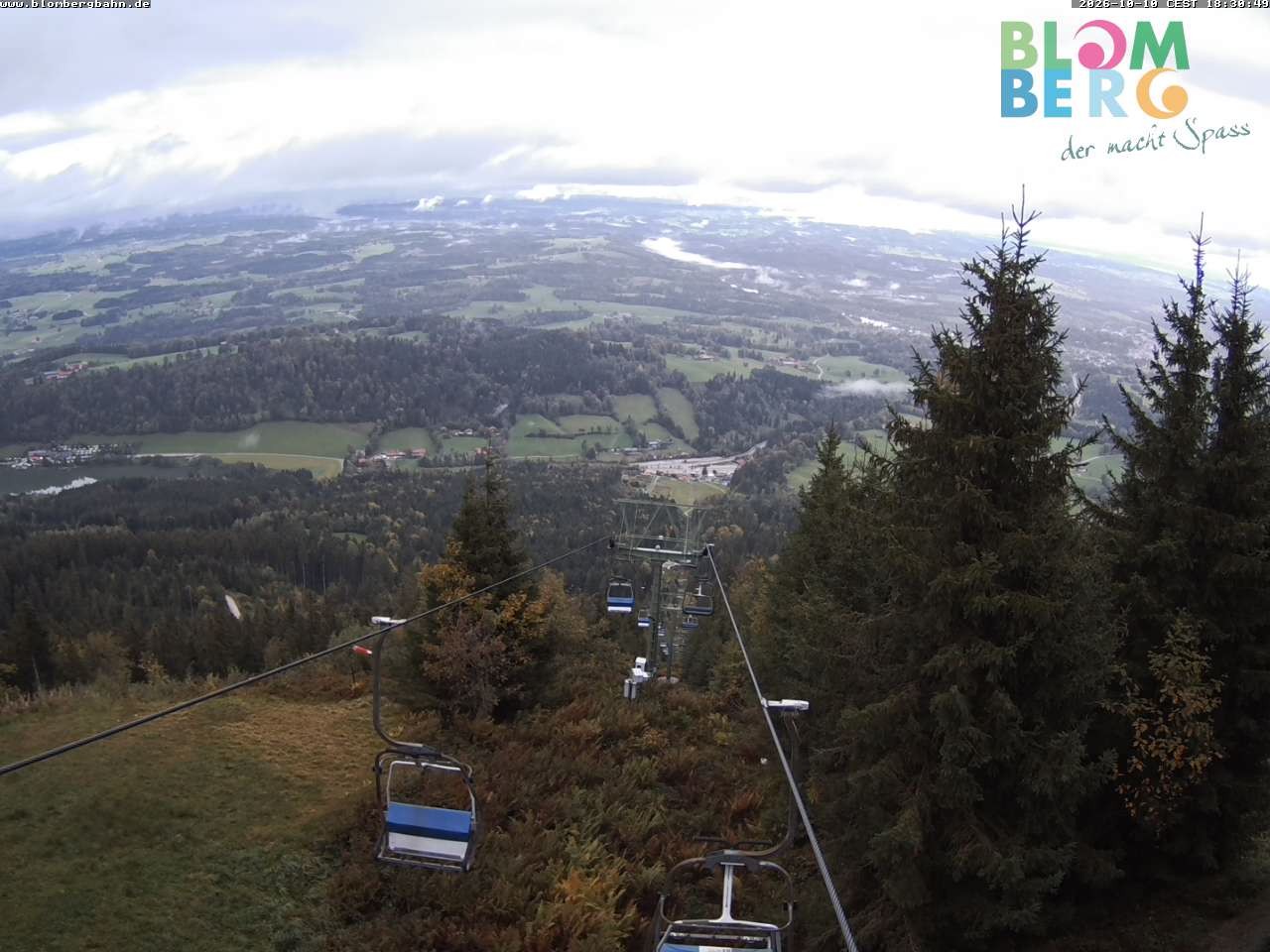Archiv Foto Webcam Blomberglift (Bayern)