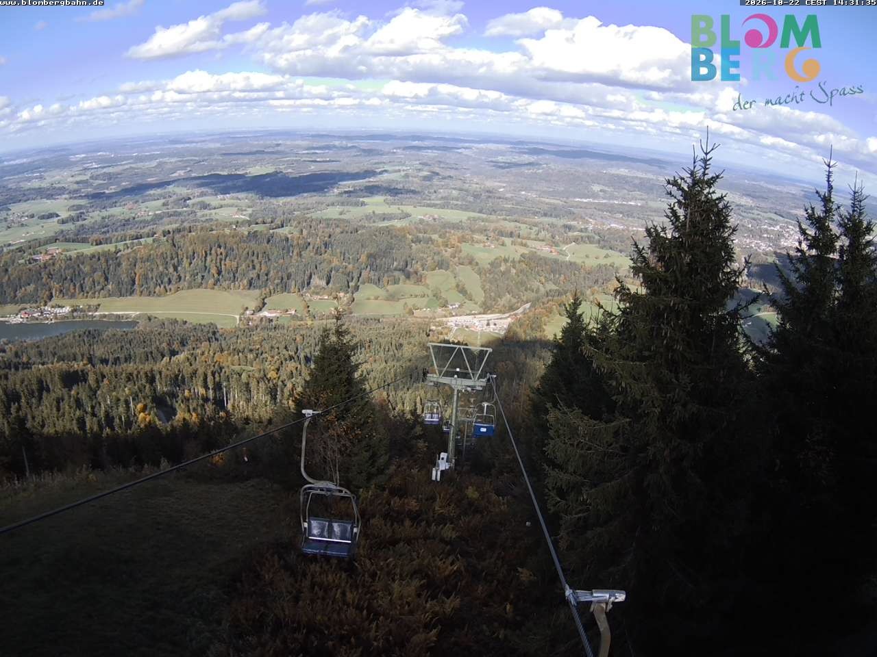 Archiv Foto Webcam Blomberglift (Bayern)