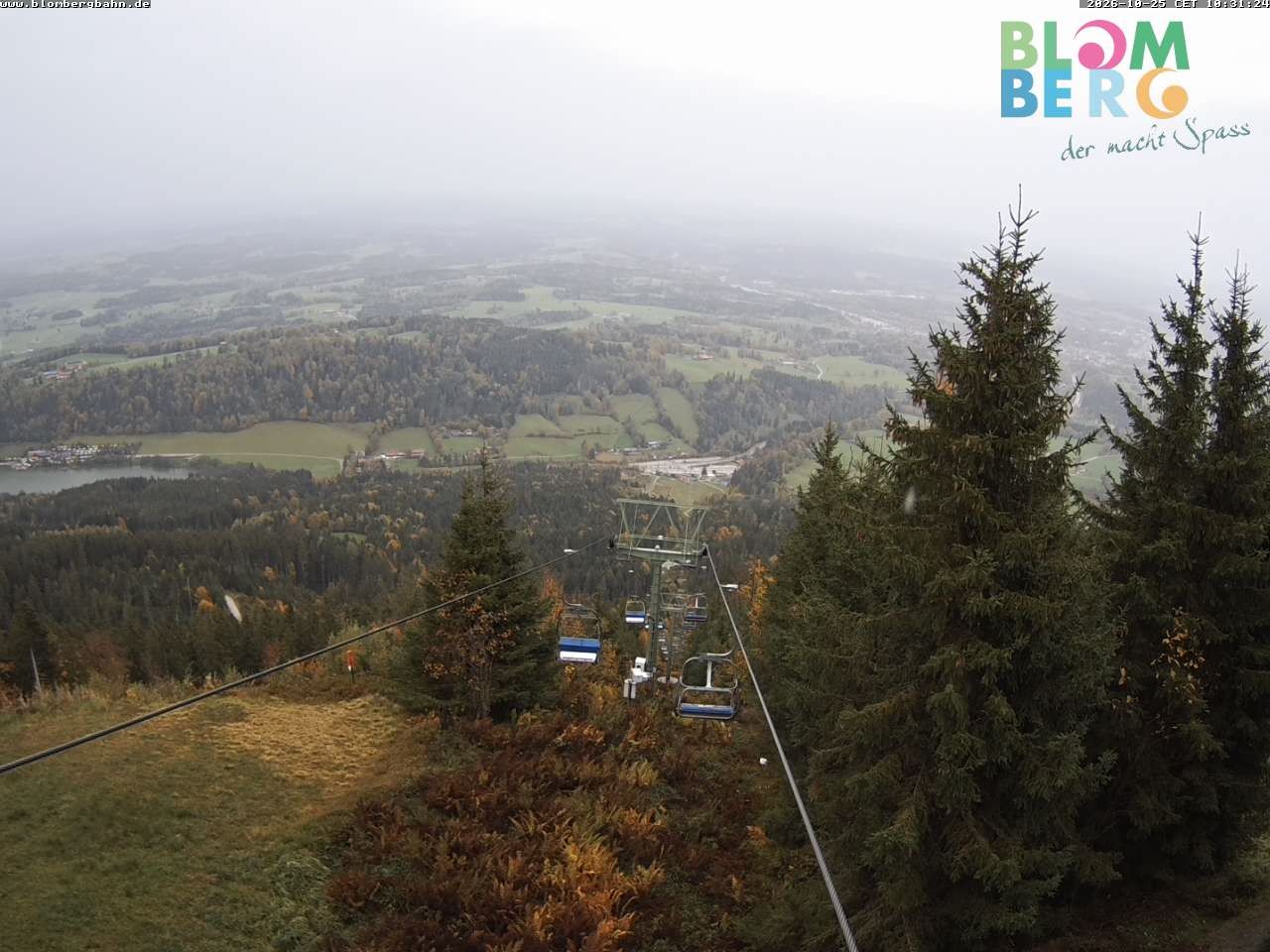 Archiv Foto Webcam Blomberglift (Bayern)