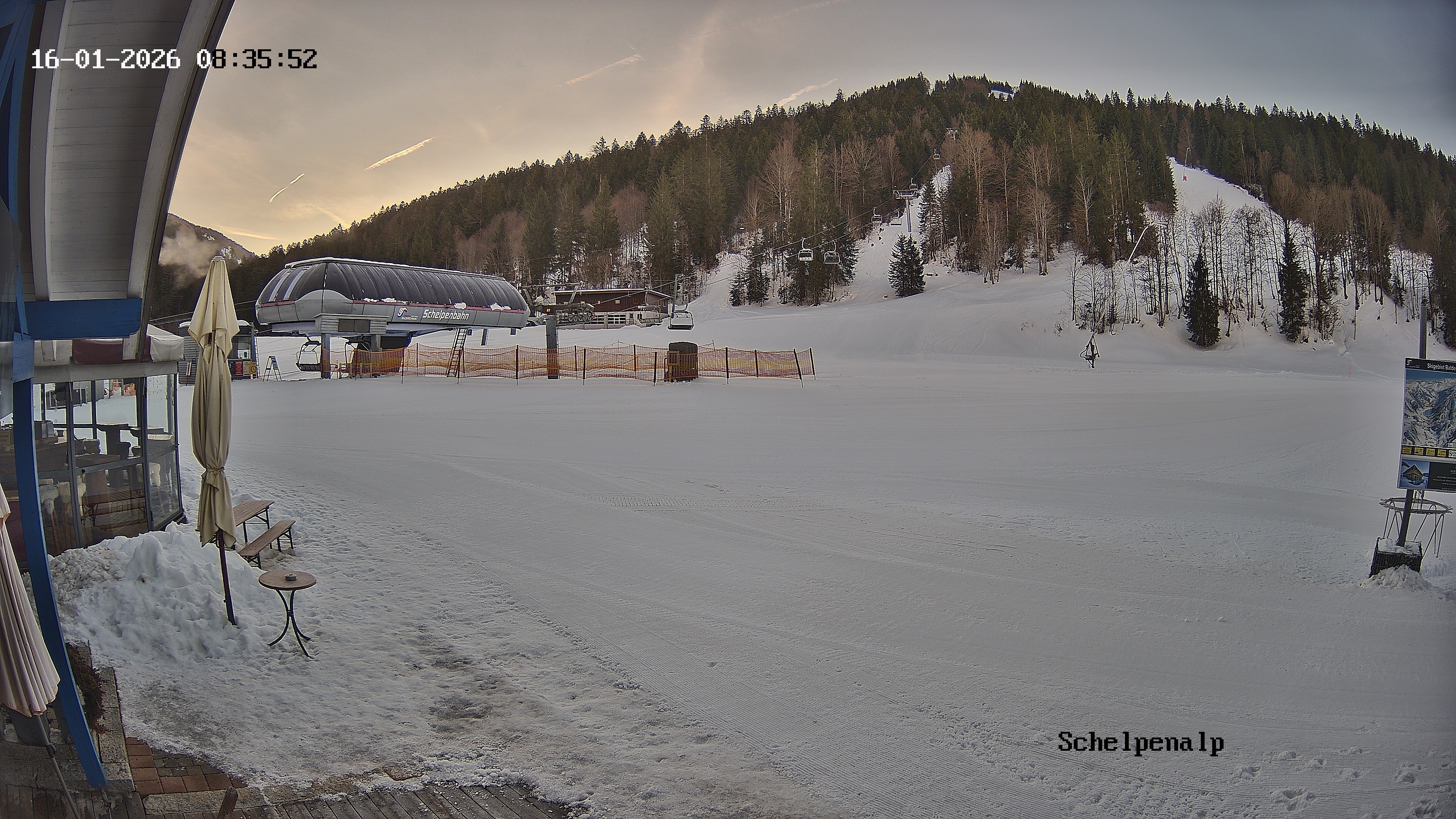 Archived image Webcam Balderschwang - Restaurant Schelpenalp