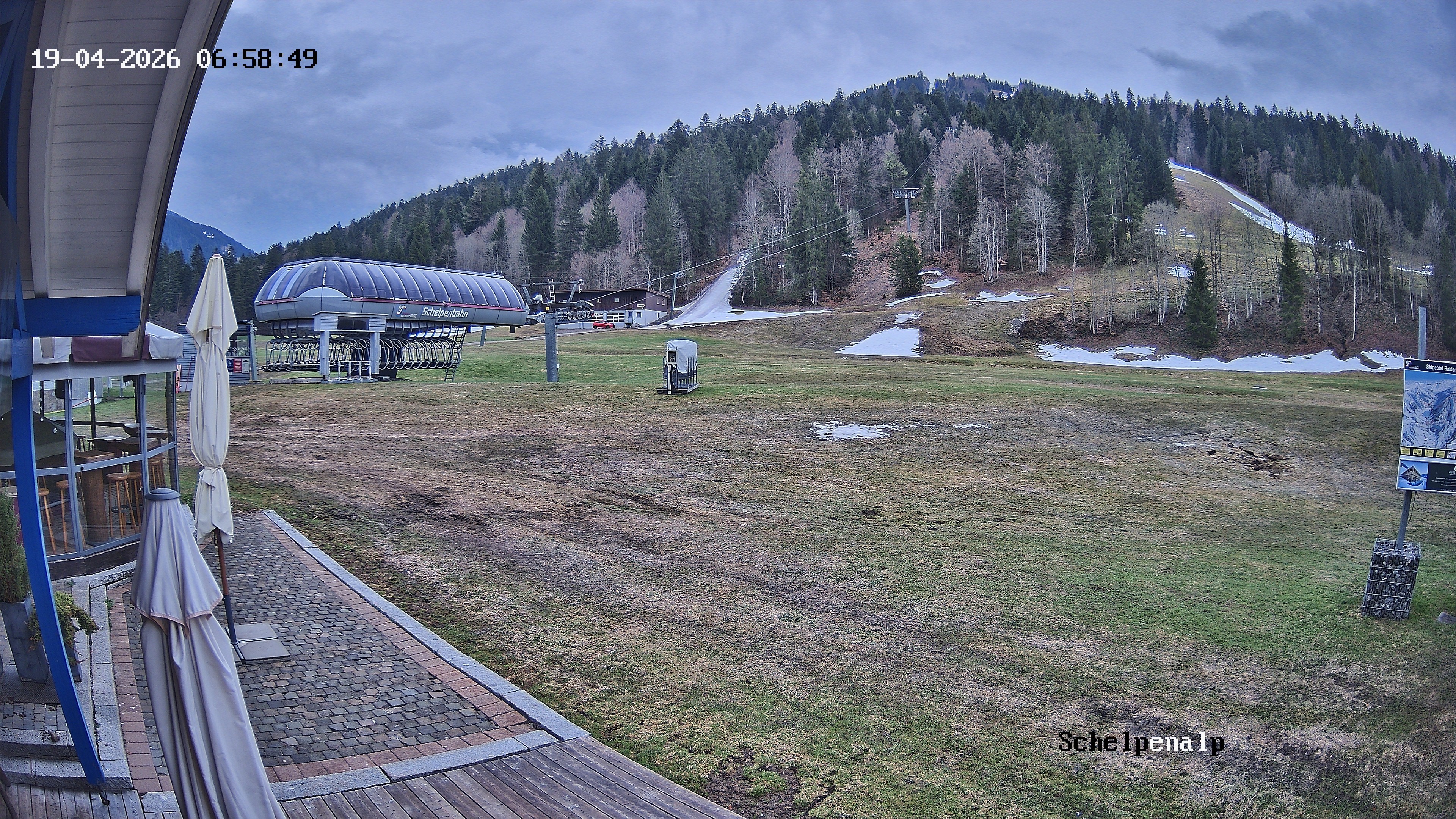 Archived image Webcam Balderschwang - Restaurant Schelpenalp