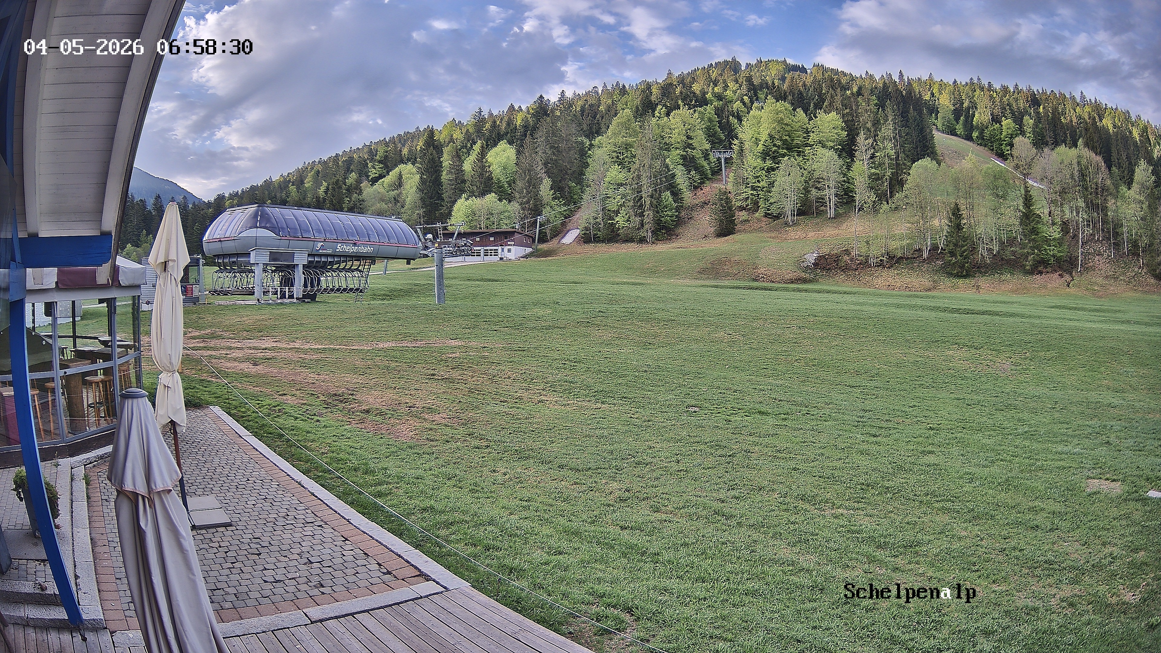 Archived image Webcam Balderschwang - Restaurant Schelpenalp