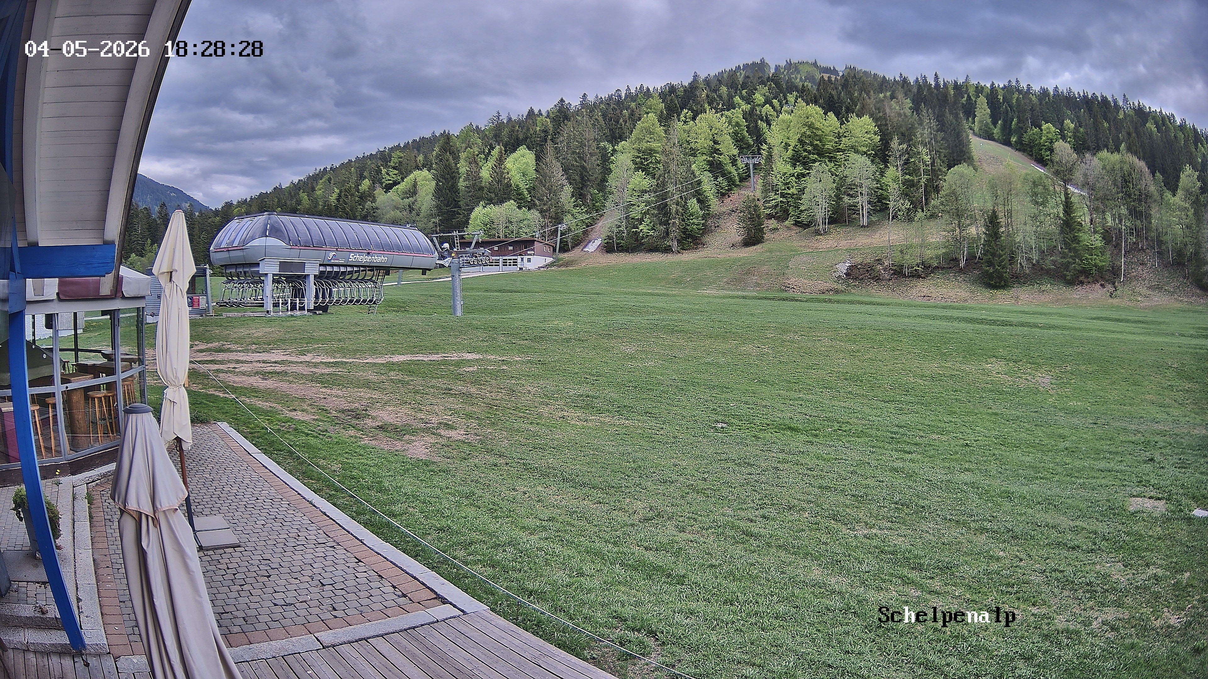 Archived image Webcam Balderschwang - Restaurant Schelpenalp