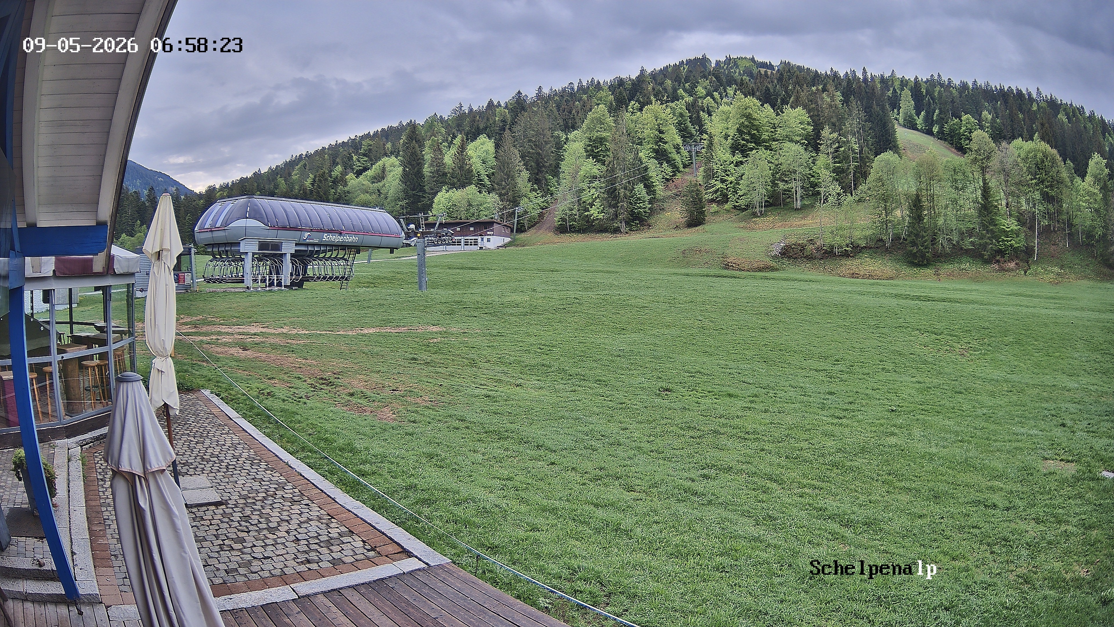 Archived image Webcam Balderschwang - Restaurant Schelpenalp