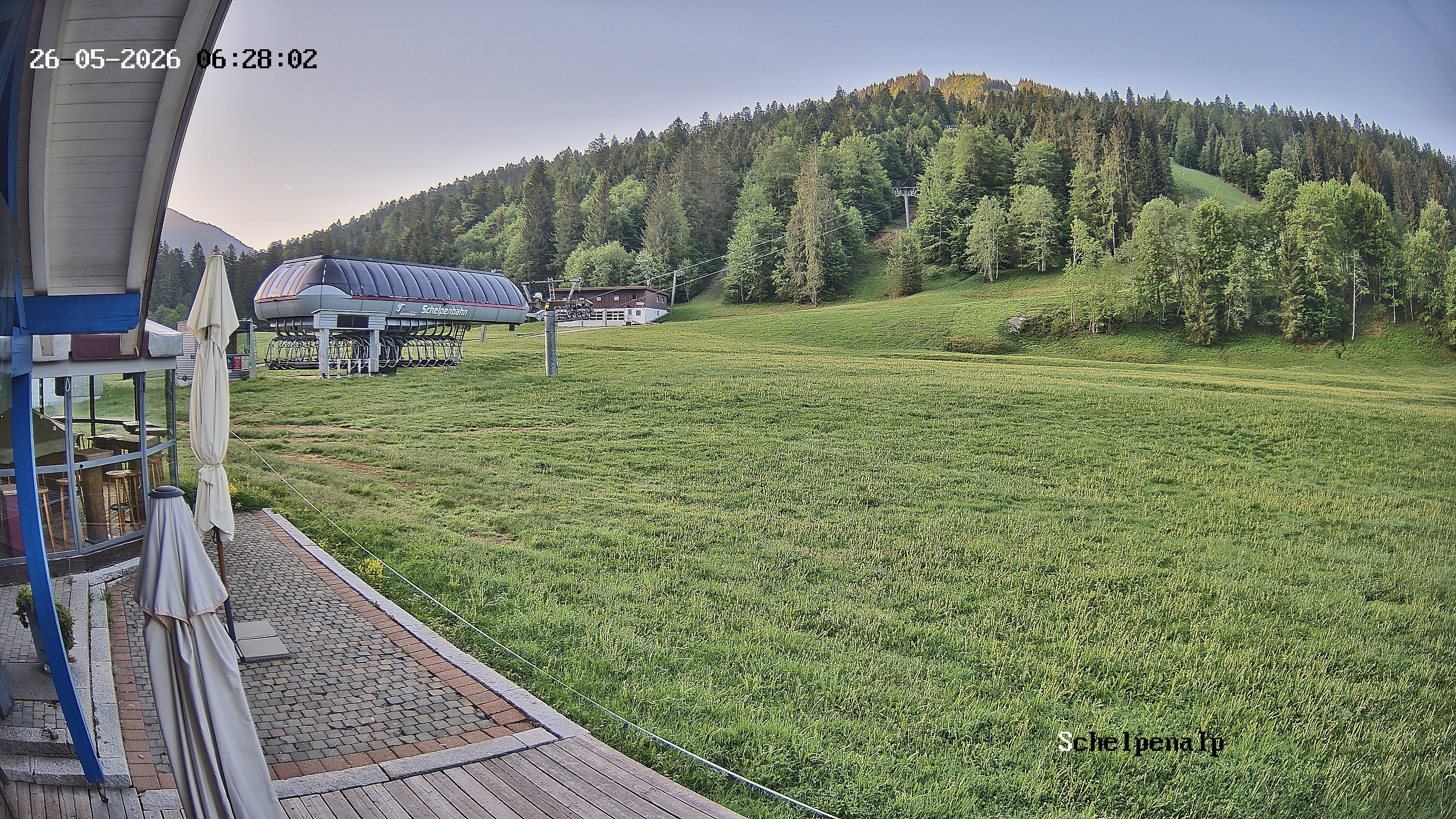 Archived image Webcam Balderschwang - Restaurant Schelpenalp